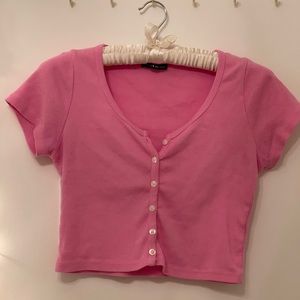 Brandy Melville pink top